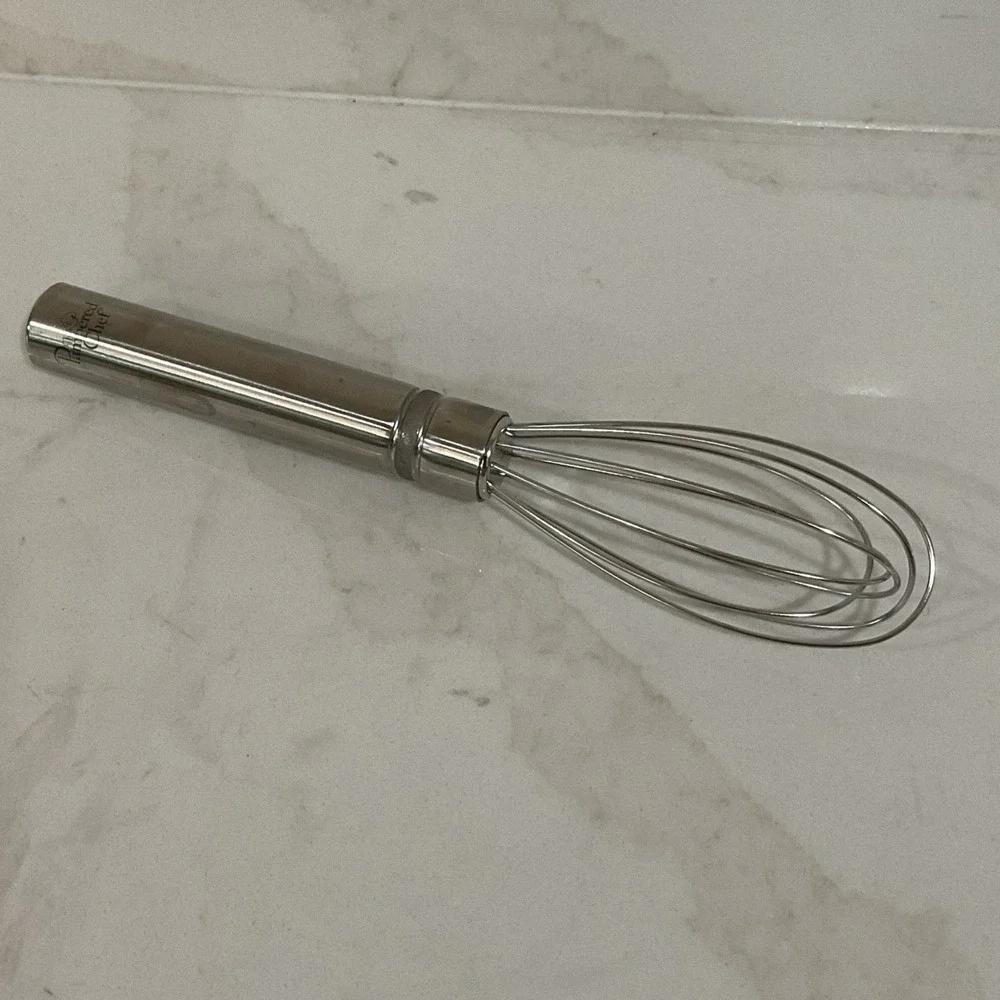 Pampered Chef Stainless Steel Mini Whisk 7.5 Inch LN